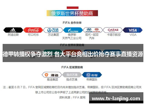 德甲转播权争夺激烈 各大平台竞相出价抢夺赛事直播资源 德甲转播权争夺激烈 各大平台竞相出价抢夺赛事直播资源